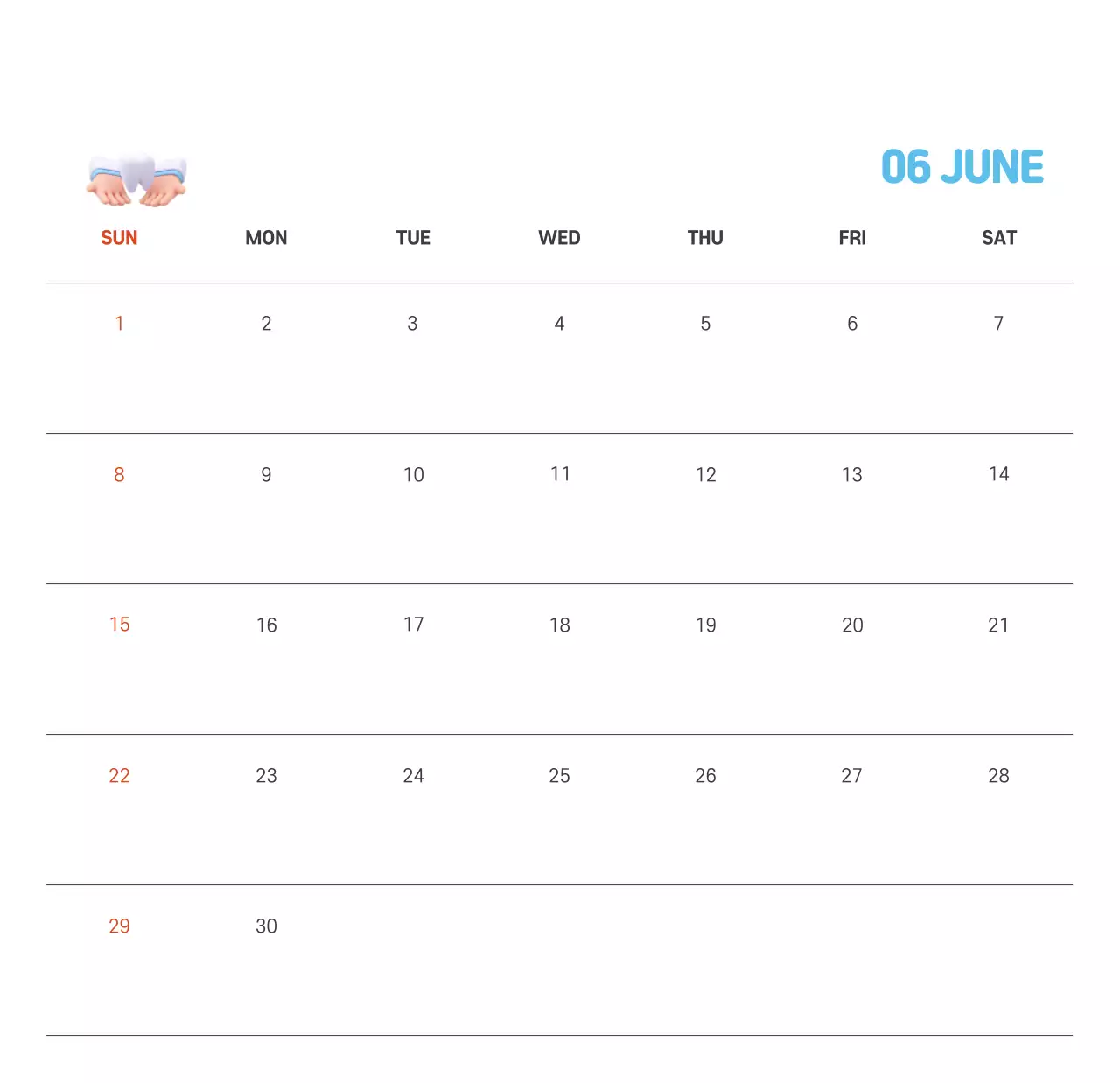 健康と家族に関連した可愛らしいイラストとカラフルなカラーがポイントの年末年始記念病院