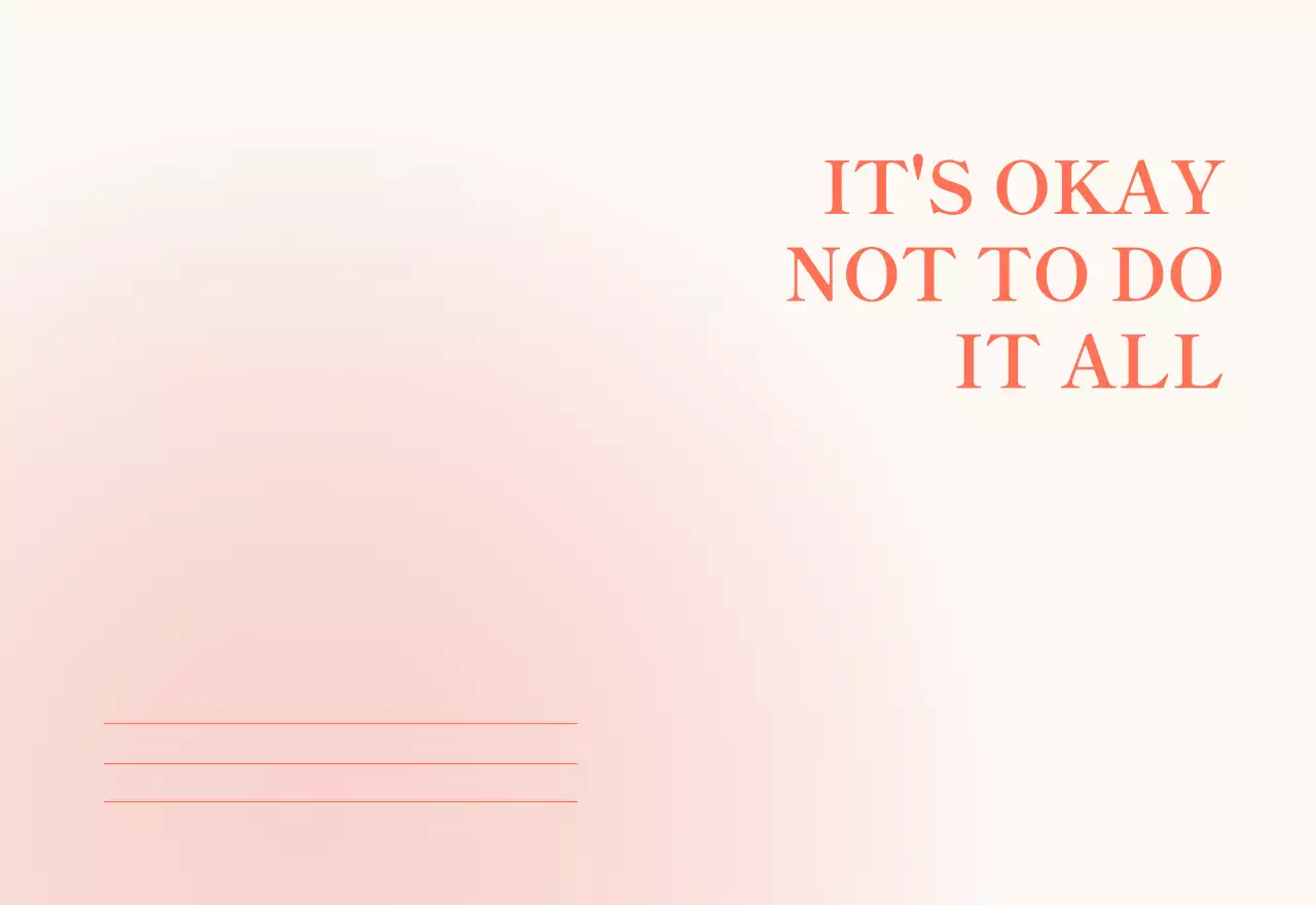 グラデーションミニマルカレンダーカレンダー