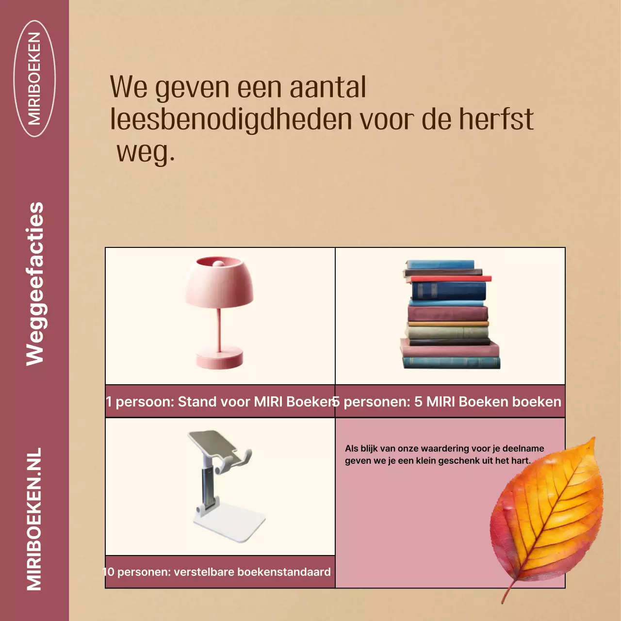 Bruin Vintage Herfst Evenement