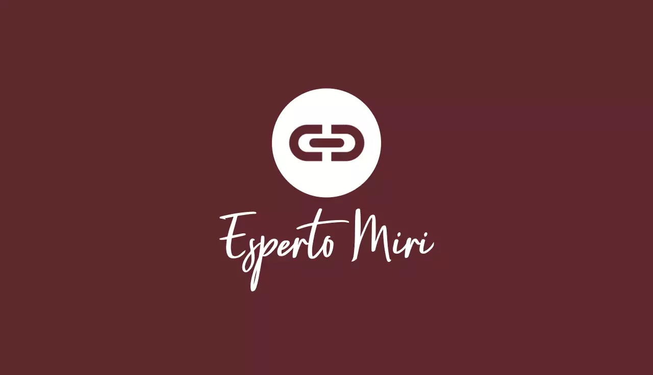 biglietto da visita minimalista marrone