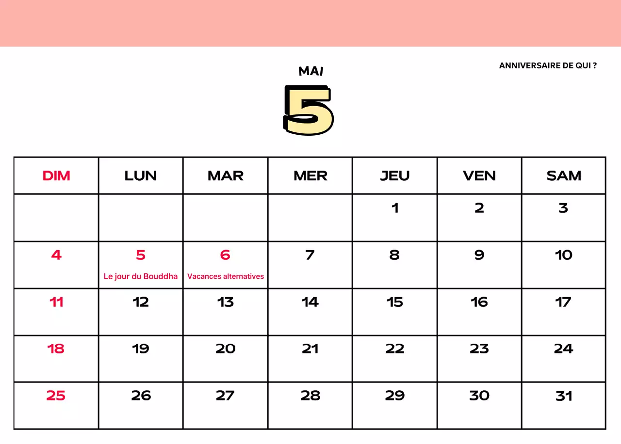 Calendriers colorés avec une variété d'illustrations rétro