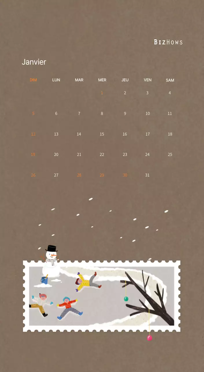 Illustrations de timbres avec un concept chaleureux