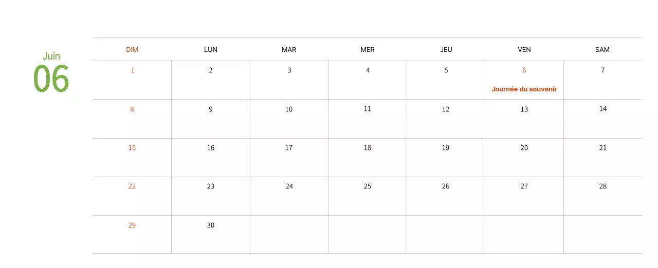 Calendrier du Nouvel An avec illustrations chaleureuses