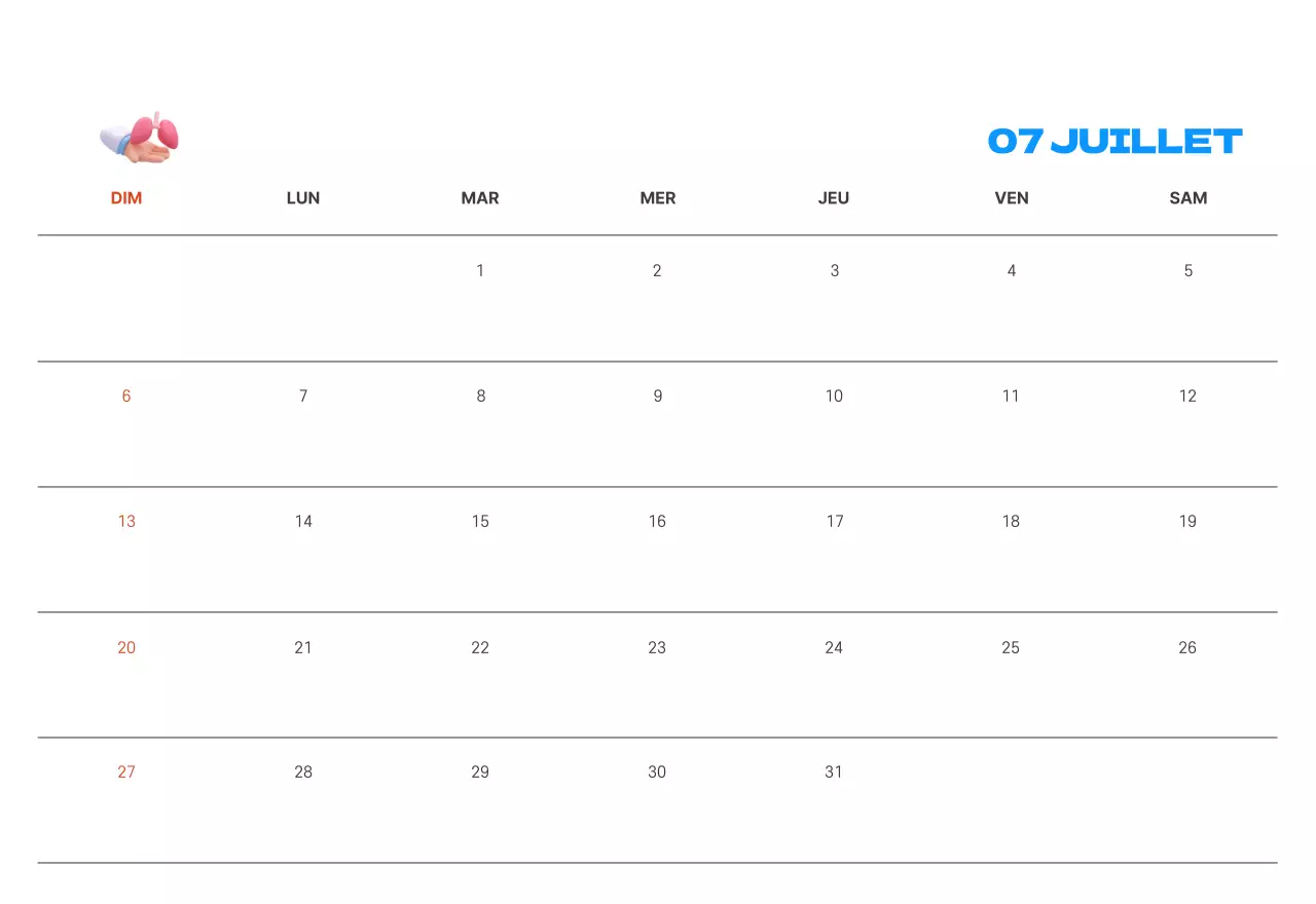 Un hôpital festif avec des illustrations sur le thème de la santé et de la famille et des accents colorés.