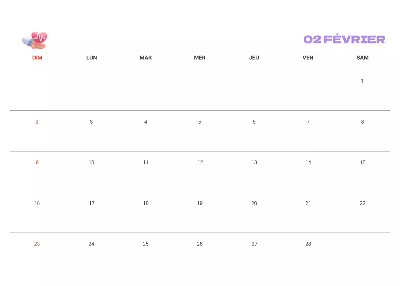 Un hôpital festif avec des illustrations sur le thème de la santé et de la famille et des accents colorés.