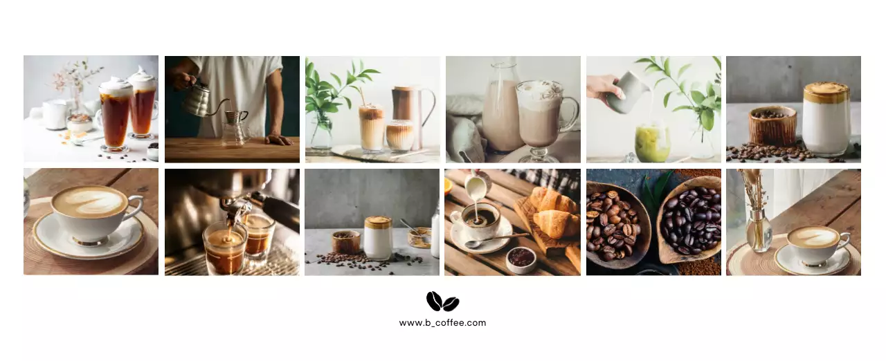 Een wit en bruin sentimenteel café