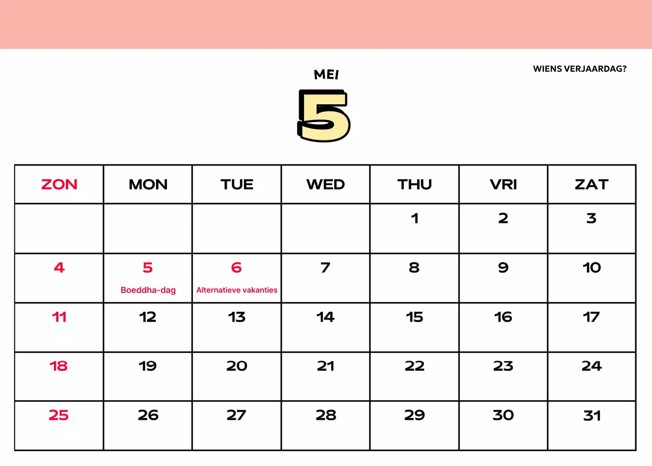 Kleurrijke kalenders met verschillende retro-illustraties