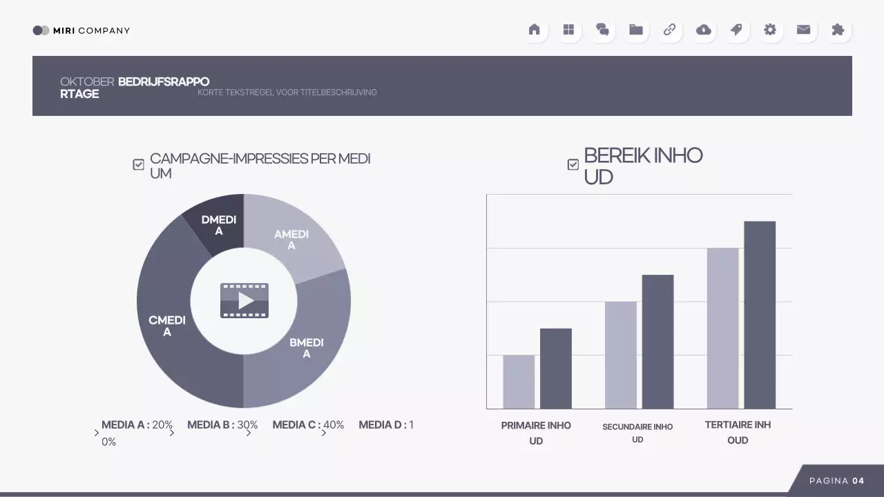 Grijze moderne rapporten analyseren