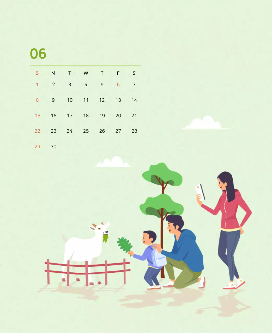 Illustration d'une famille multicolore