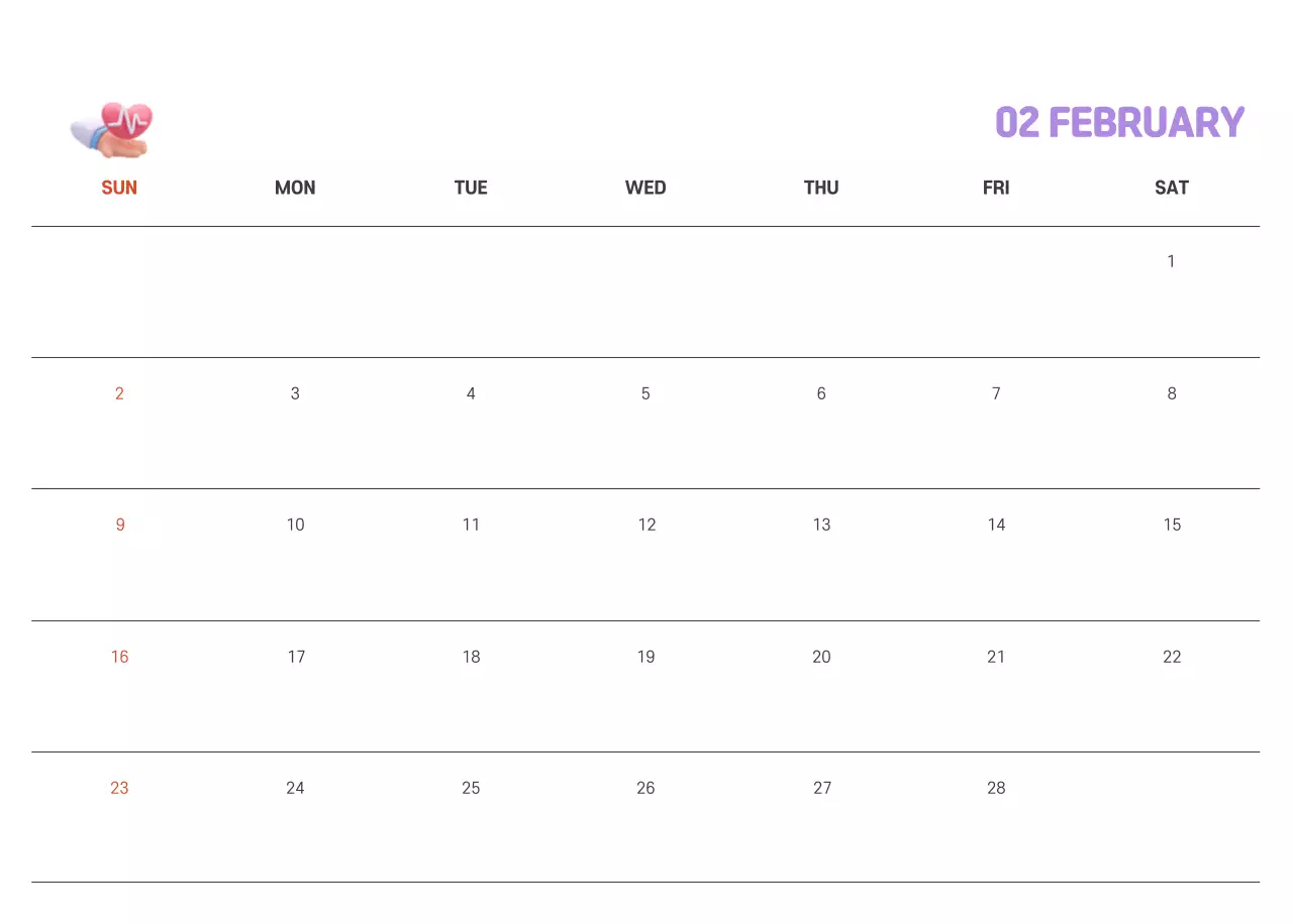 A holiday hospital with health and family themed illustrations and colorful accents