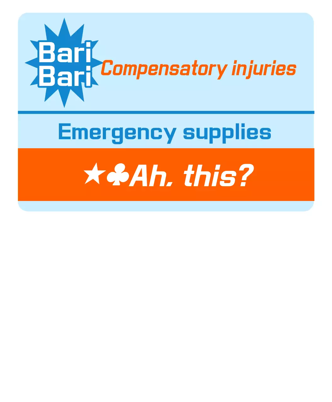 Kaos persahabatan stiker Chirashi yang nakal