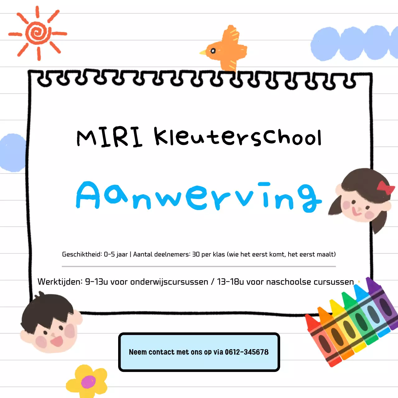 Nieuwjaarswerving kleuterschool