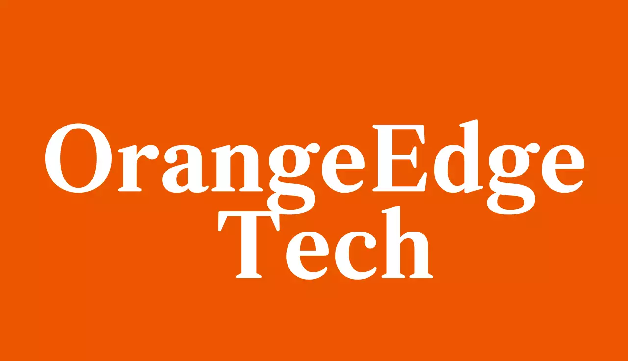 tarjeta de visita profesional naranja