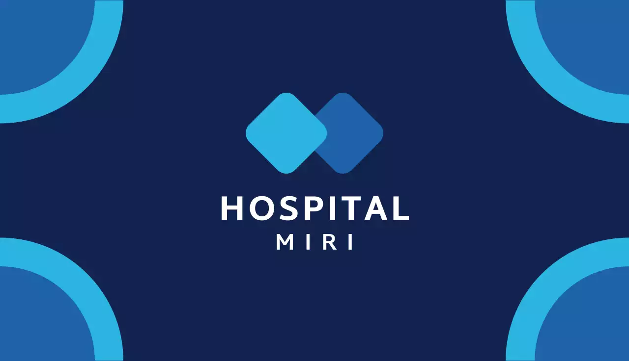 tarjeta de visita geométrica azul