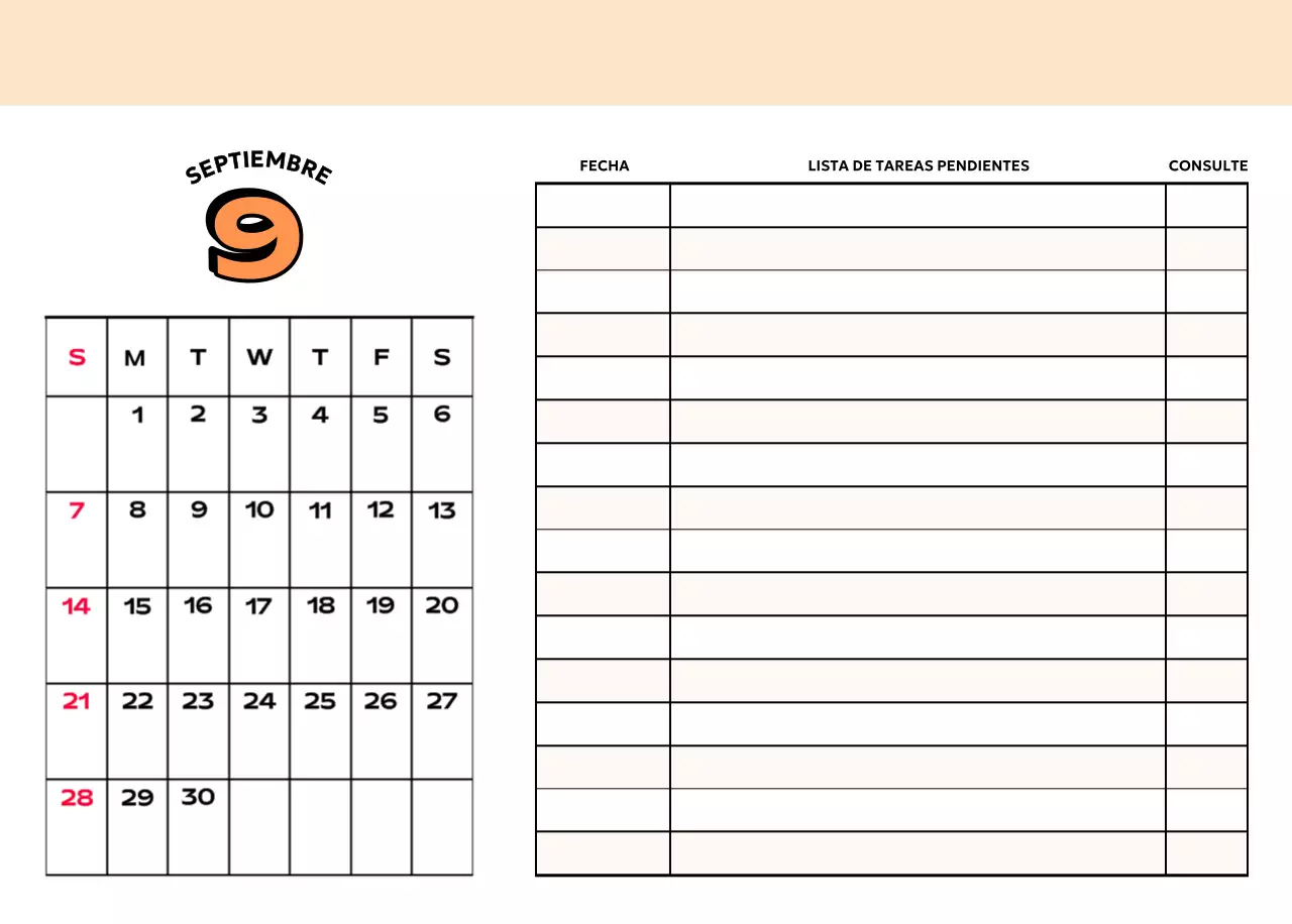 Coloridos calendarios con diversas ilustraciones retro