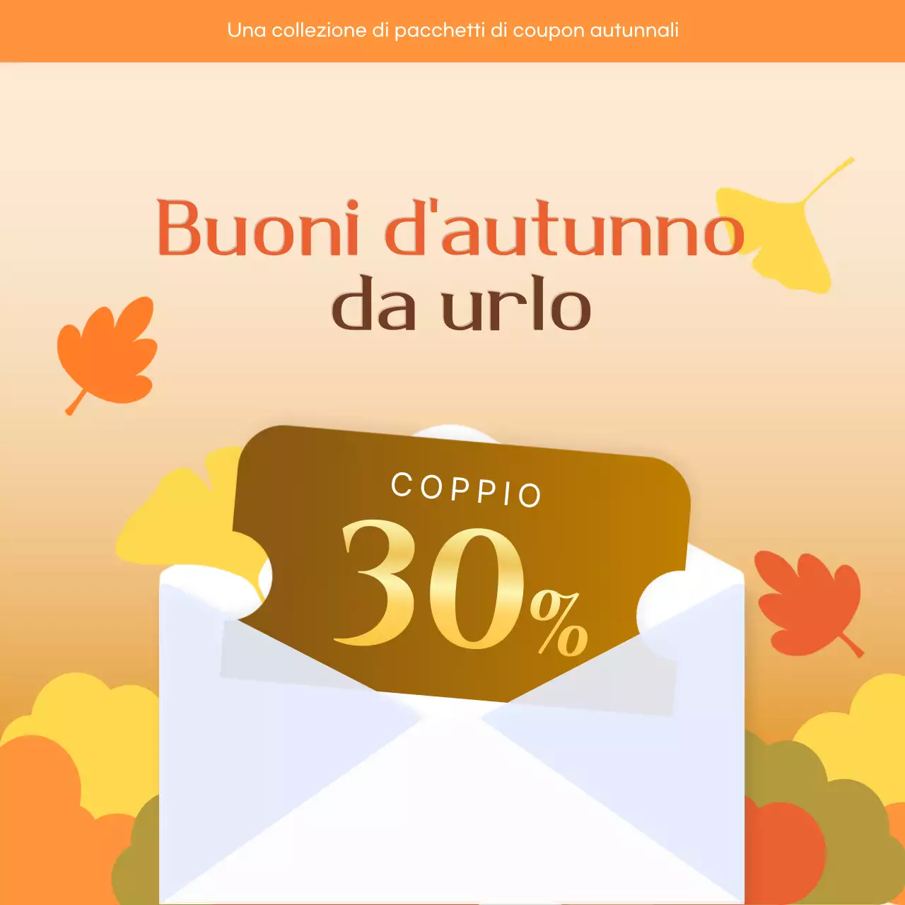 Promozione Sconto Arancione Semplice