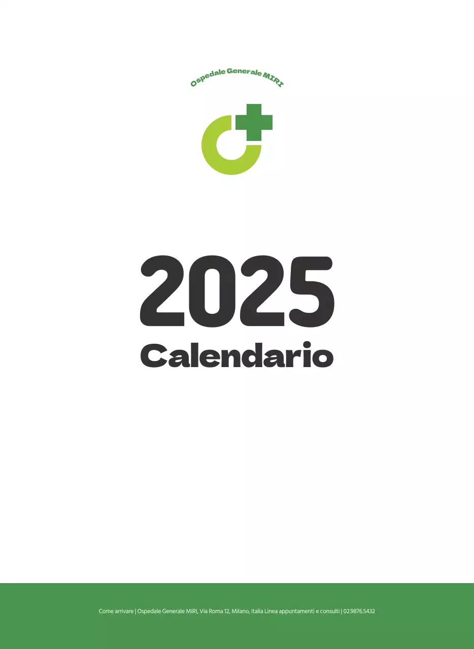 Un ospedale festivo con illustrazioni a tema salute e famiglia e accenti colorati