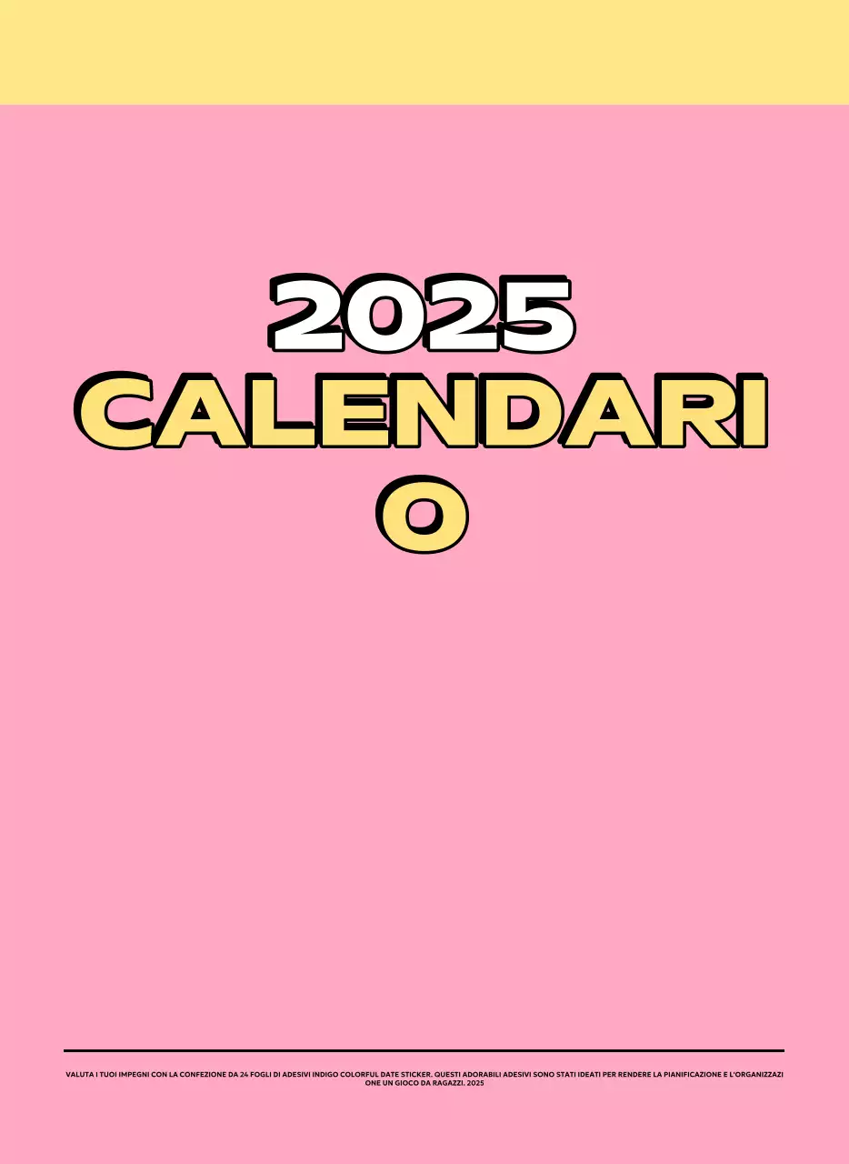 Calendari colorati con una varietà di illustrazioni retrò