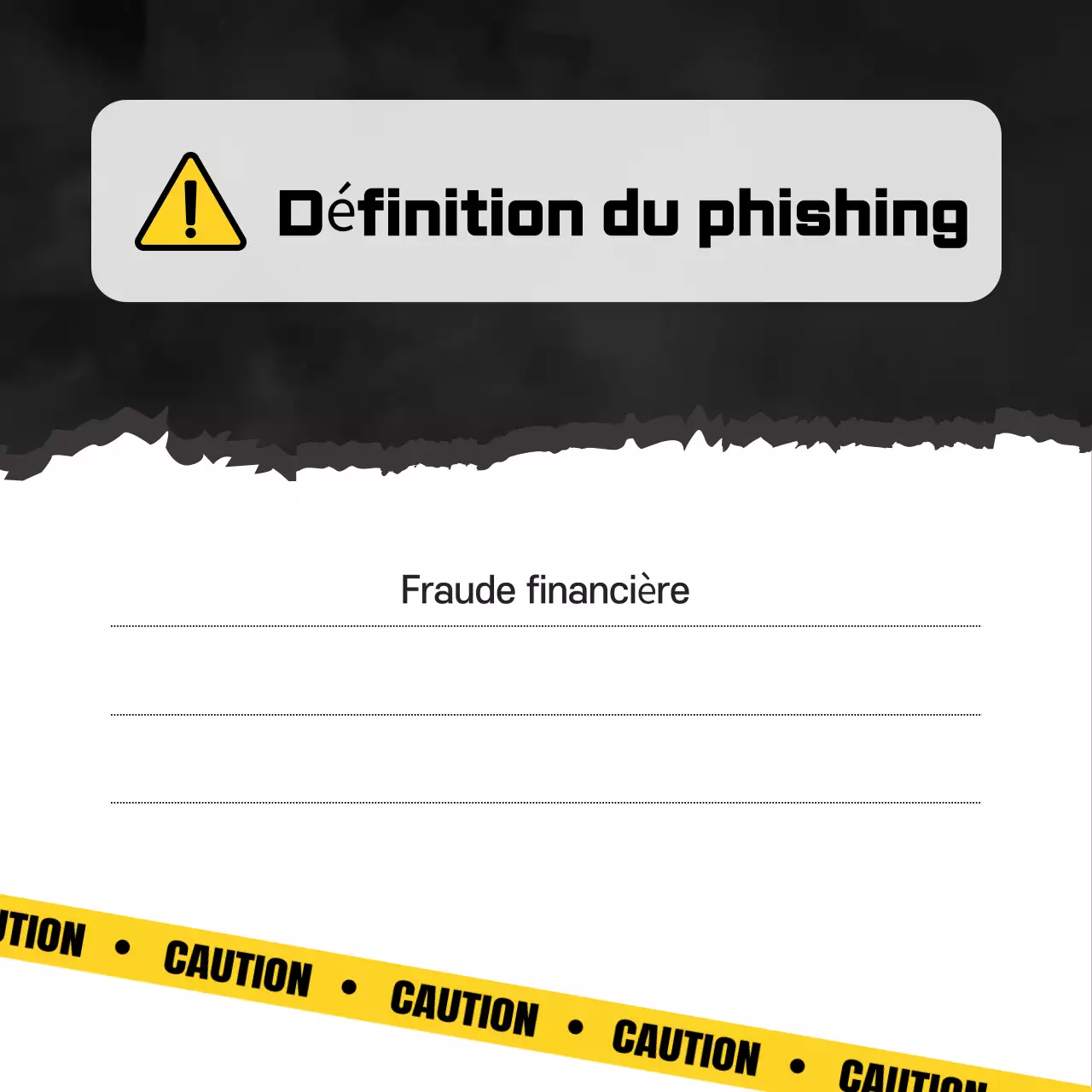 Attention à l'hameçonnage orange simple