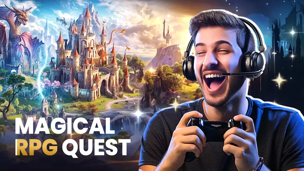 Blue Fantasy Rpg Advertisement YouTube Thumbnail