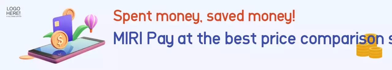 Banner de promoção de pagamento moderno laranja