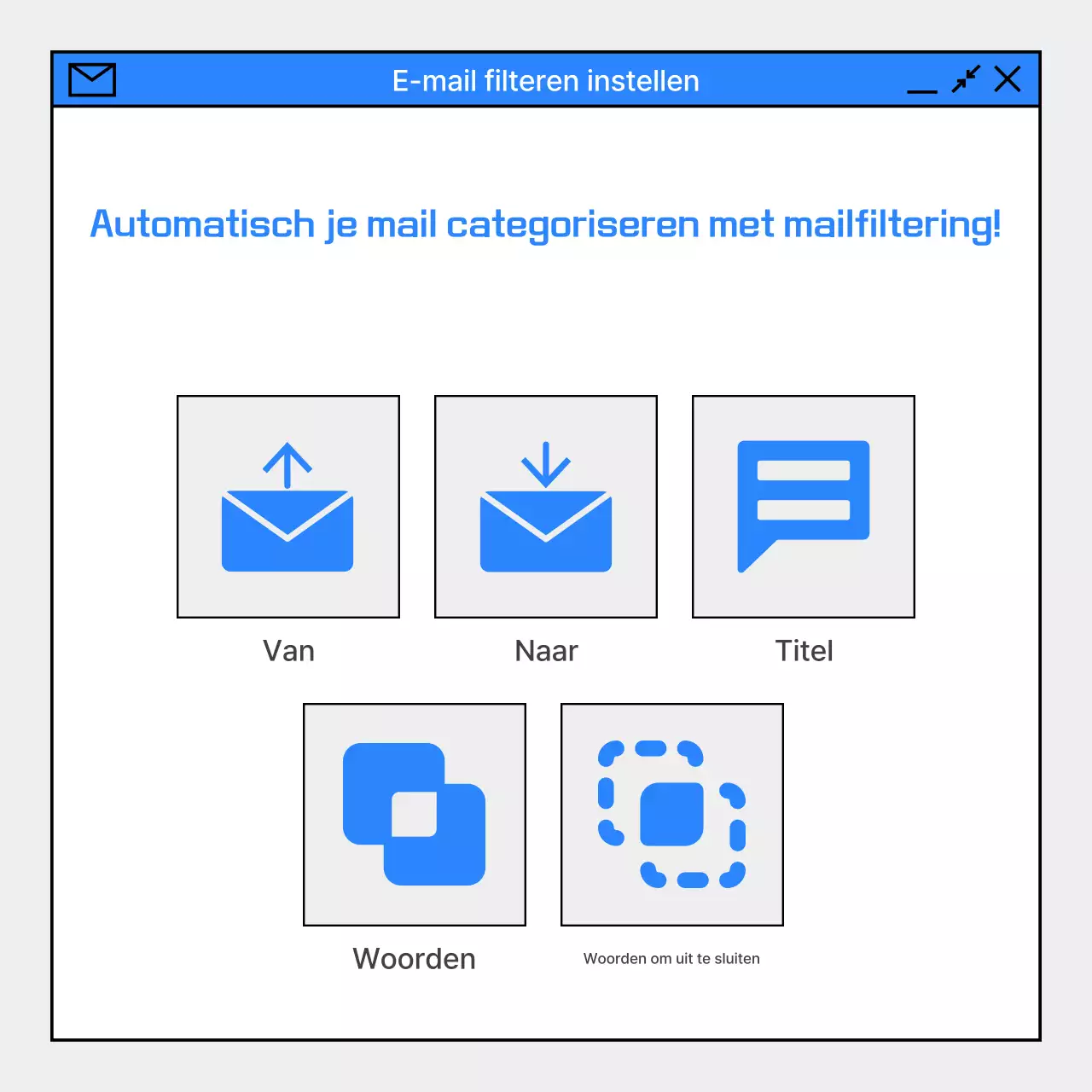Blue Simple E-mail Gebruikershandleiding