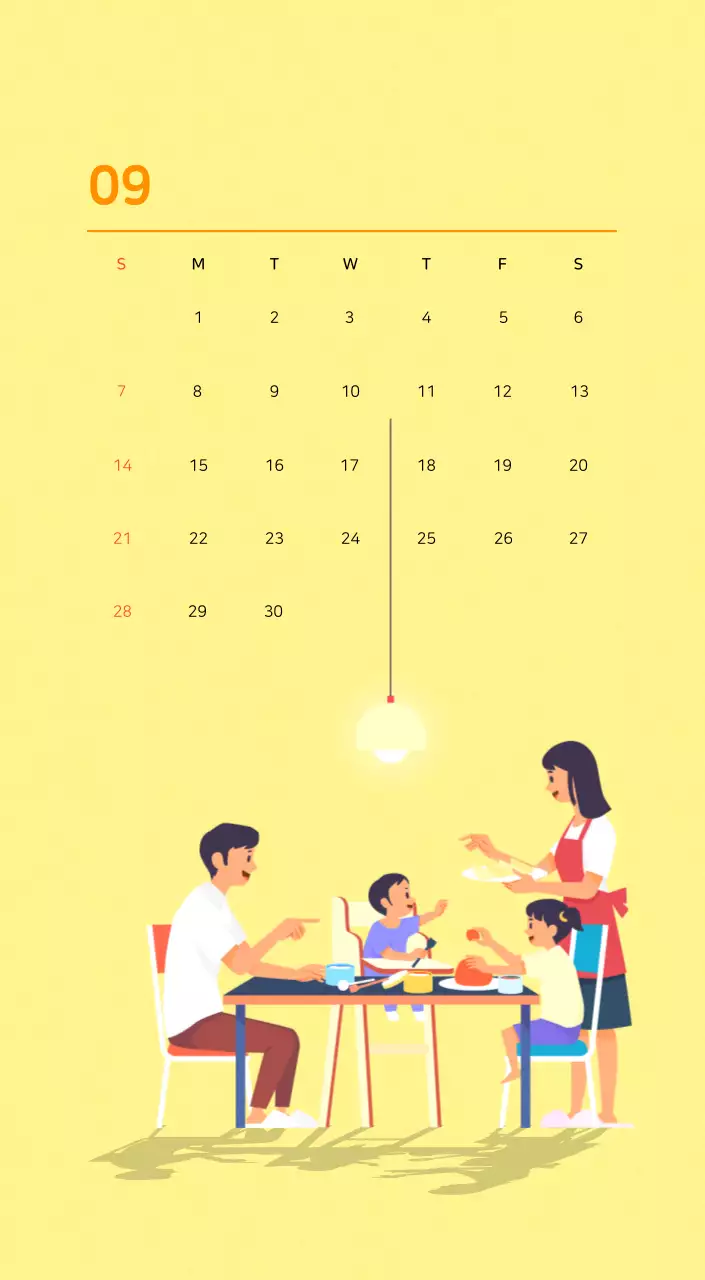 Concetto di illustrazione di famiglia multicolore