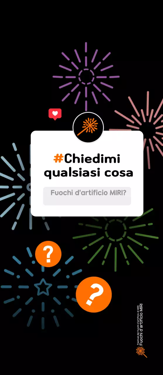 Evento pirotecnico Black Pop