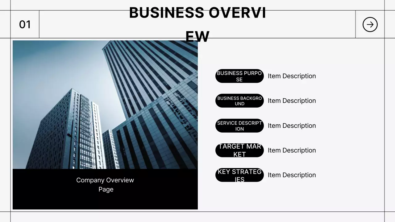 Black Minimal Business Report Document Presentation