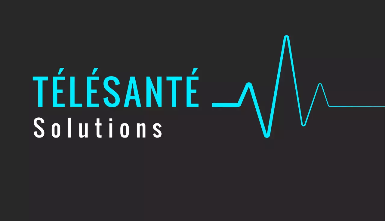 carte professionnelle noire de télémédecine