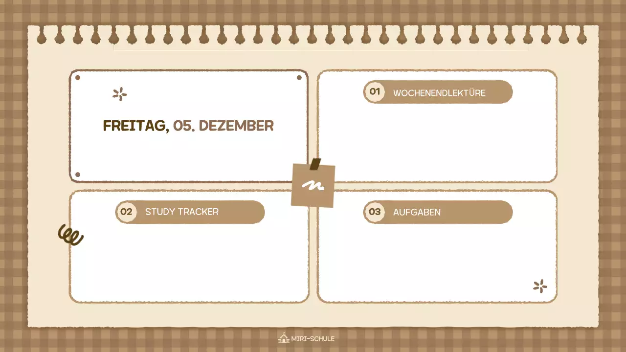 beige vintage class agenda