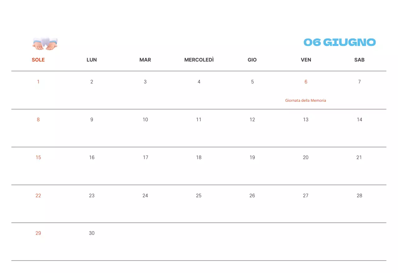 Un ospedale festivo con illustrazioni a tema salute e famiglia e accenti colorati