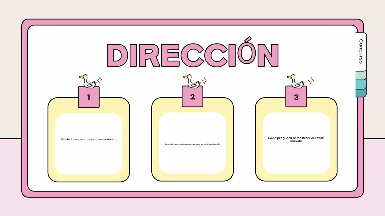 pink playful quiz material de estudio