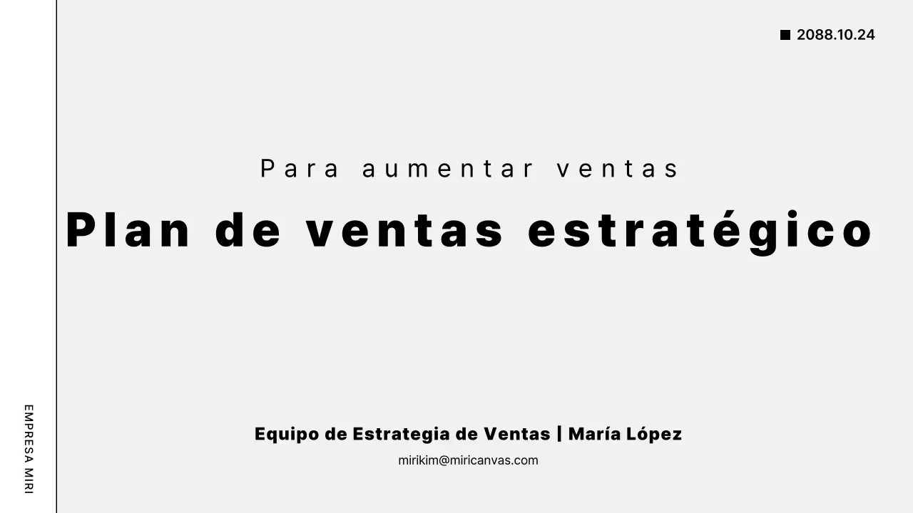 Plan de empresa moderno y gris