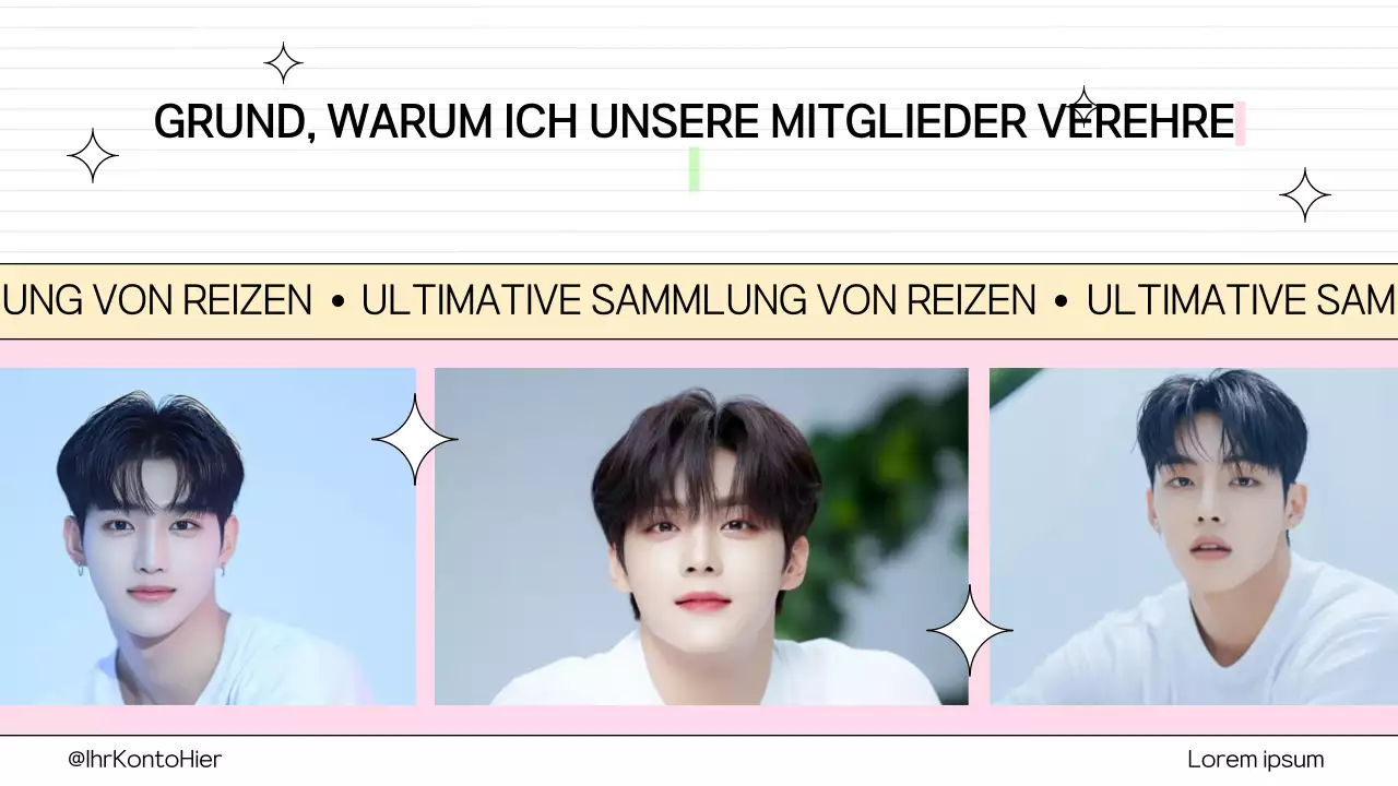 Bunte, trendige Mitgliederwerbung