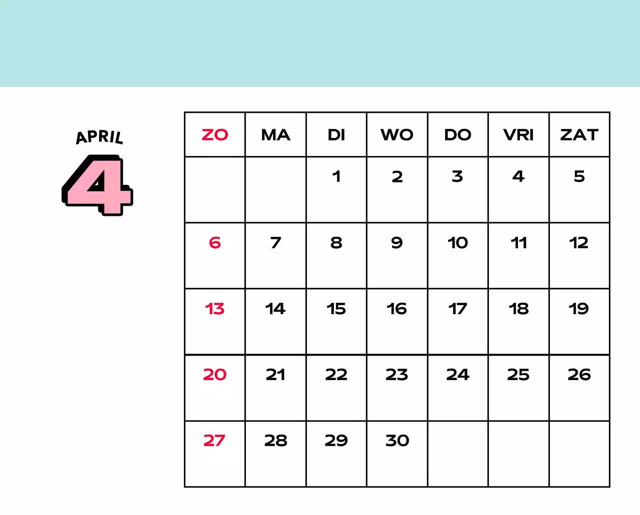 Kleurrijke kalenders met verschillende retro-illustraties