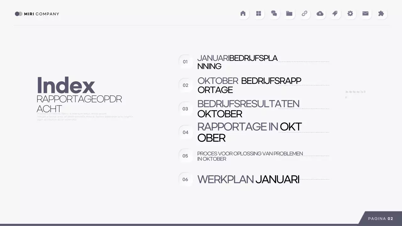 Grijze moderne rapporten analyseren