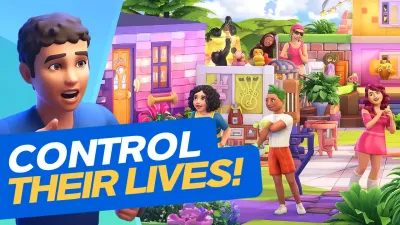 Blue Modern Simulation Promotion YouTube Thumbnail