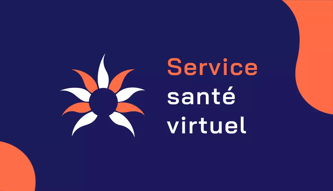 carte de visite de télésanté moderne de la marine