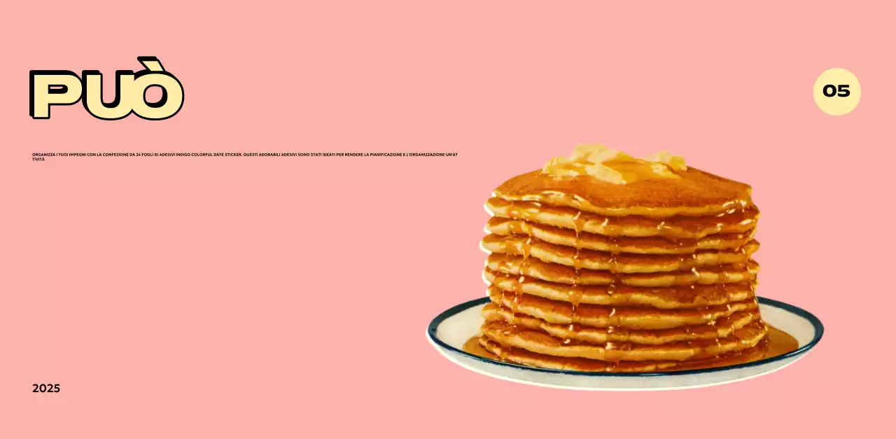 Calendari colorati con una varietà di illustrazioni retrò