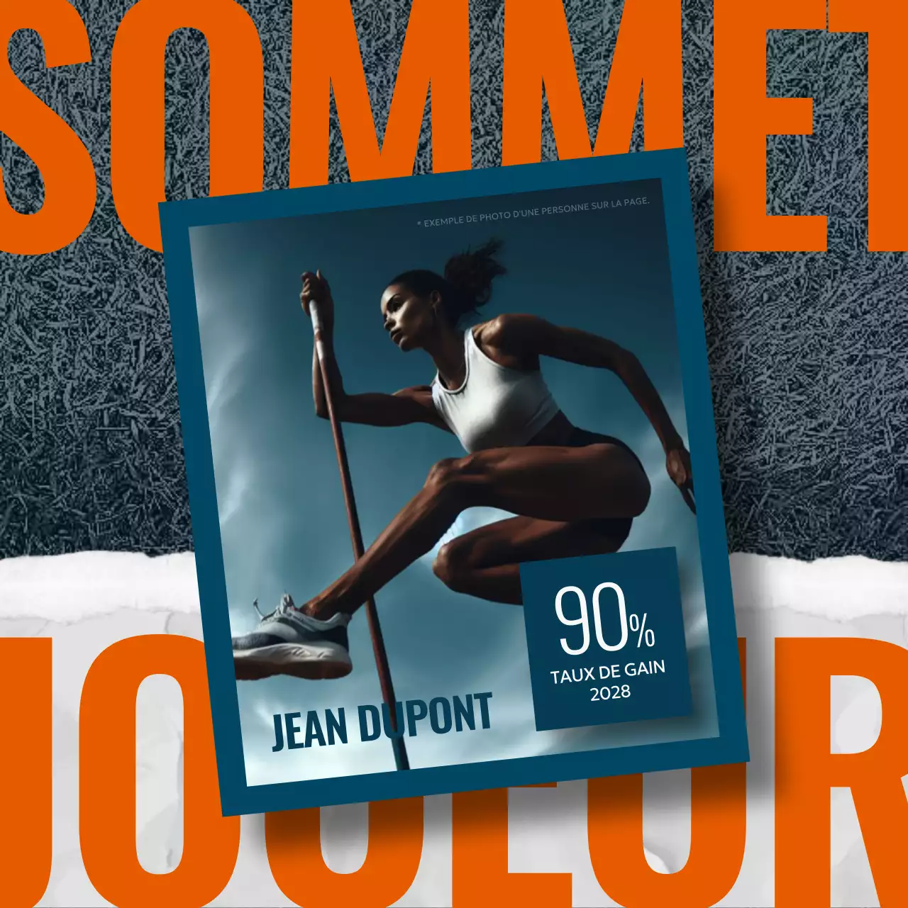 teal orange modern top player information