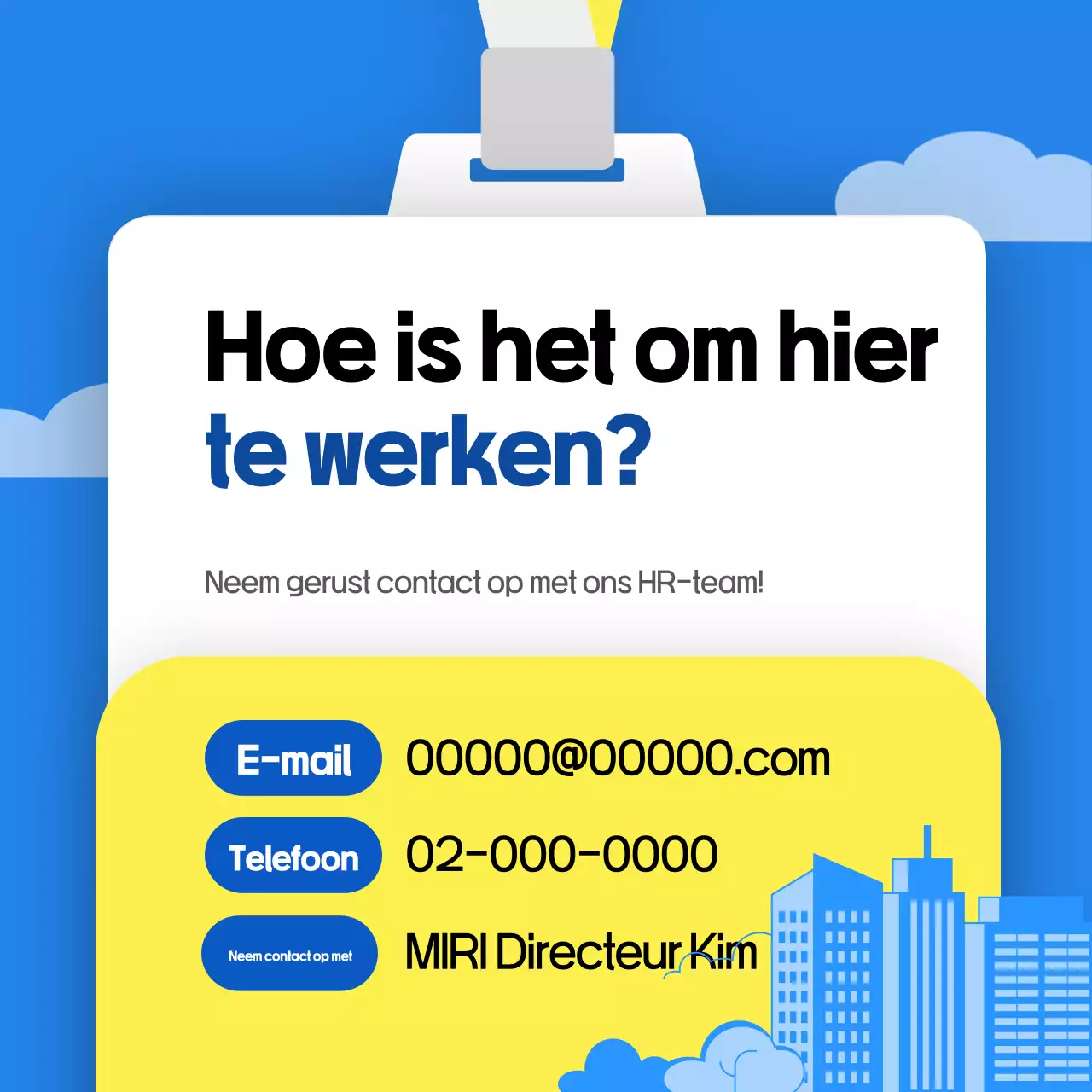 Traininghulpmiddelen voor blauwe moderne omgangsvormen op de werkplek