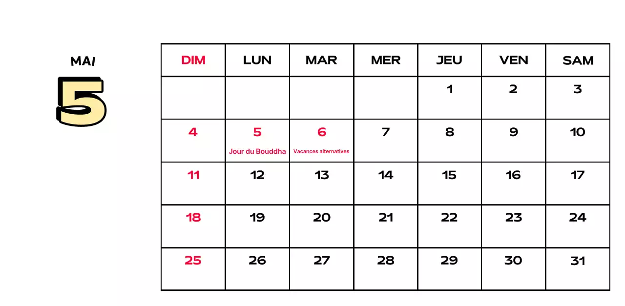 Calendriers colorés avec une variété d'illustrations rétro
