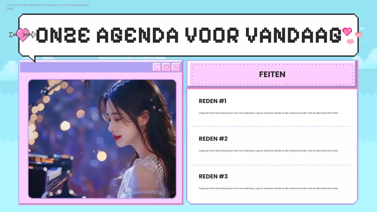 roze retro bedel promotie