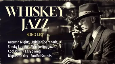 Brown Vintage Jazz Playlist YouTube Thumbnail