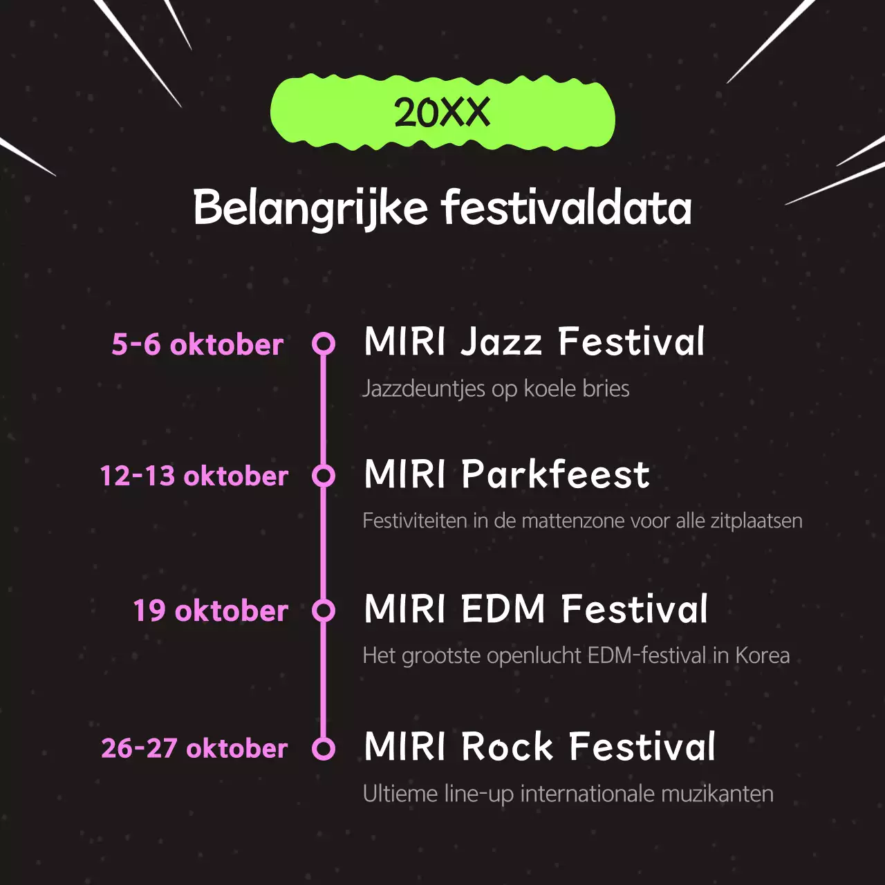 Een gids voor festivals met een vleugje zwart