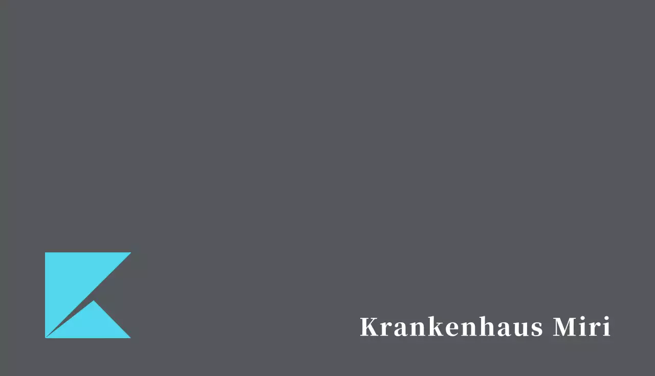 blaue geometrische Visitenkarte