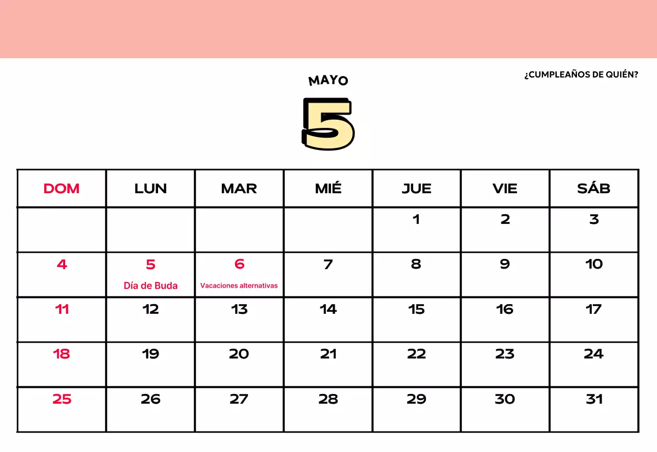 Coloridos calendarios con diversas ilustraciones retro
