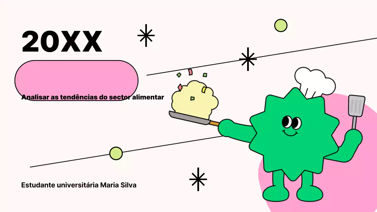 Relatório de análise da indústria alimentar simples da Pink