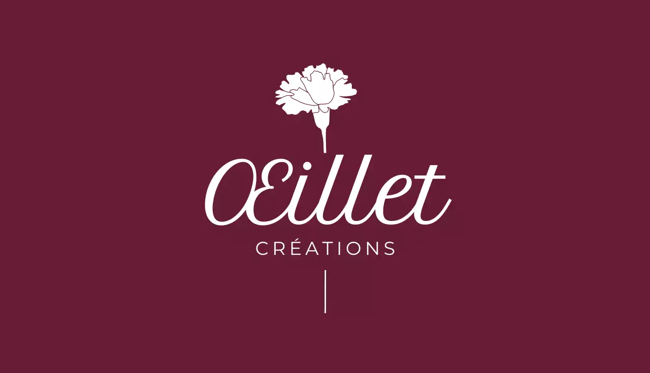 carte de fleuriste rose élégante